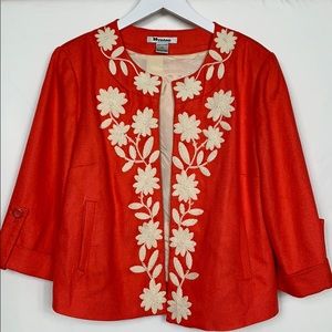 Nygard collection size 14P cropped blazer